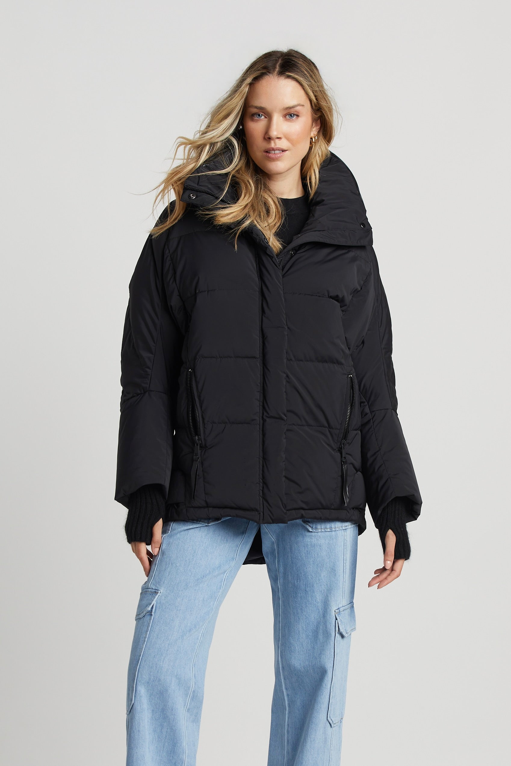 Cocoon puffer jacket best sale