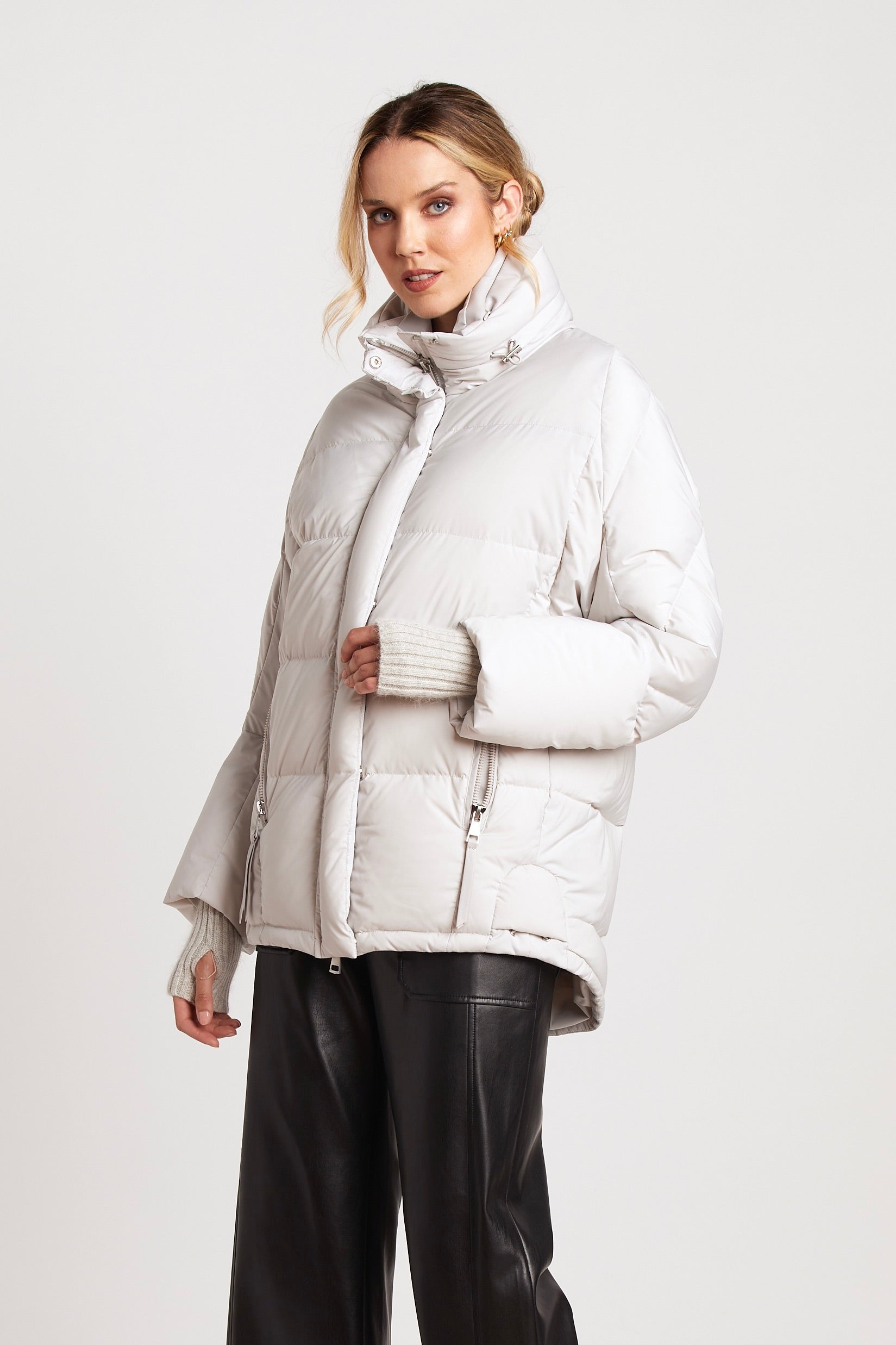 Cocoon puffer coat online