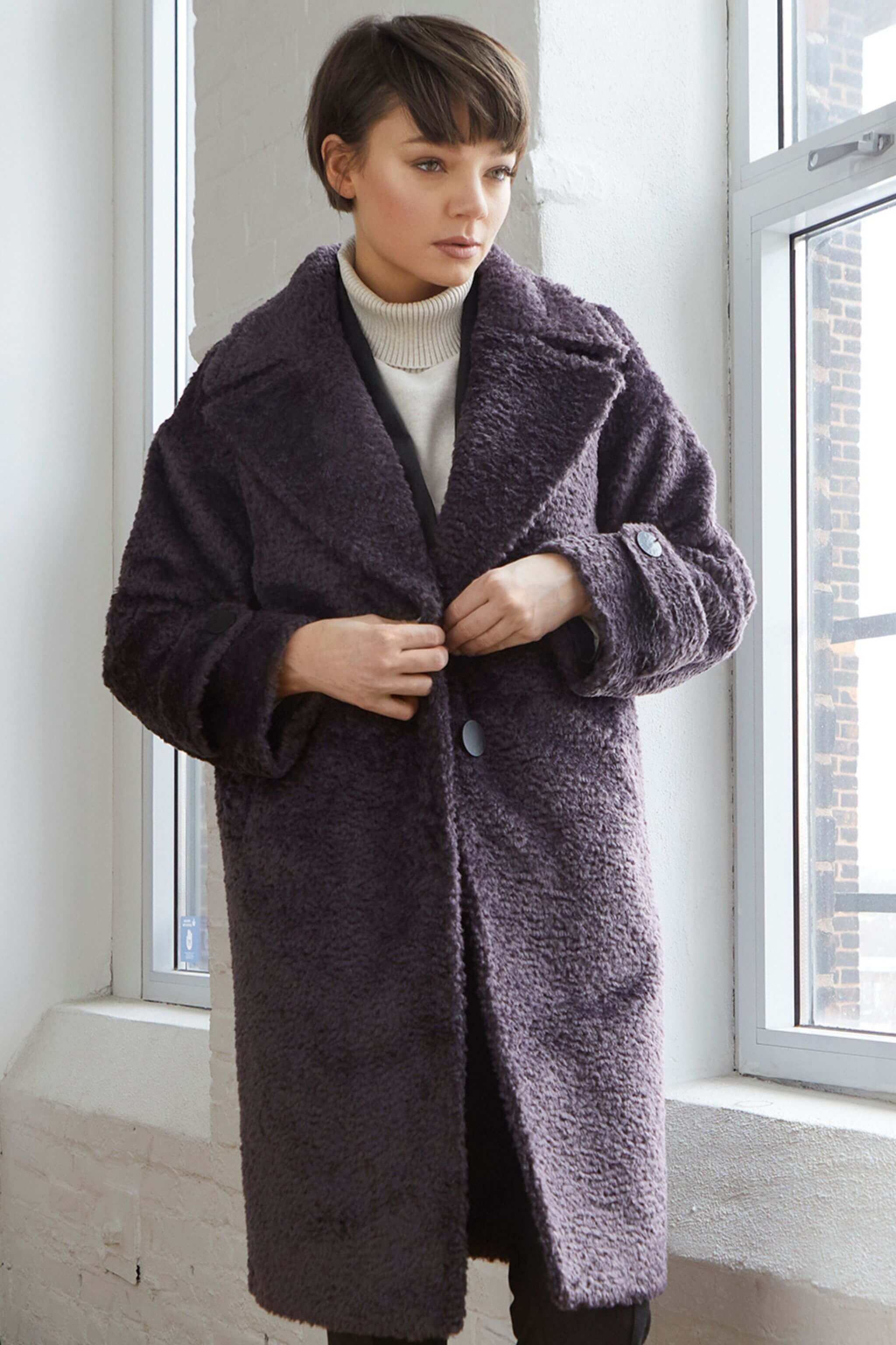 argue ALPACA WOOL BOXY COAT アーギュ-