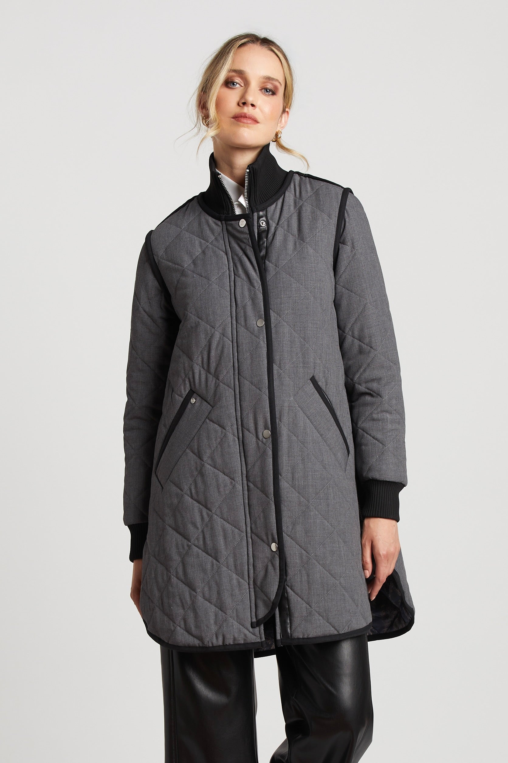 Libby Quilted Full Zip Coat