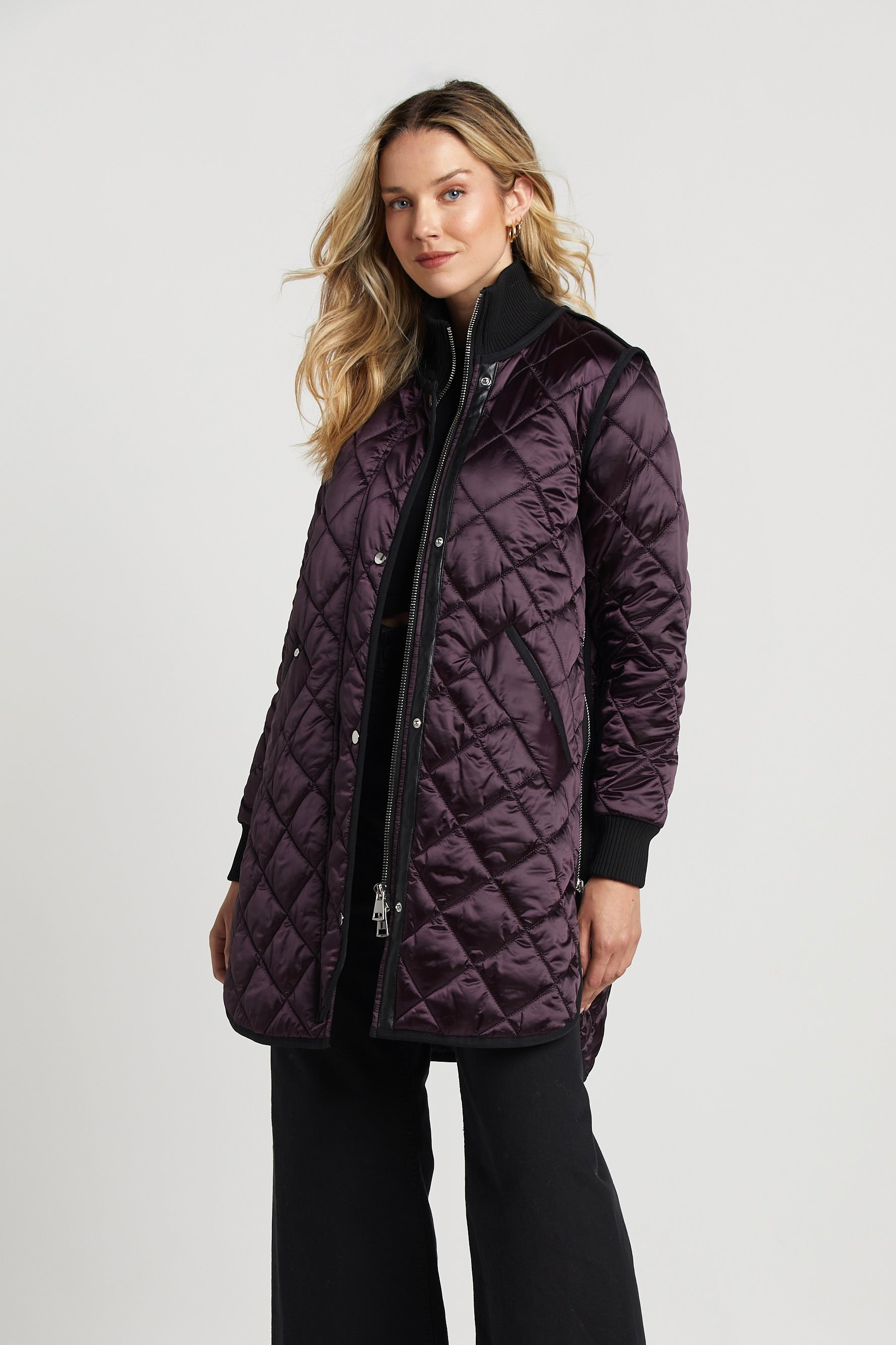 Libby Quilted Full Zip Coat