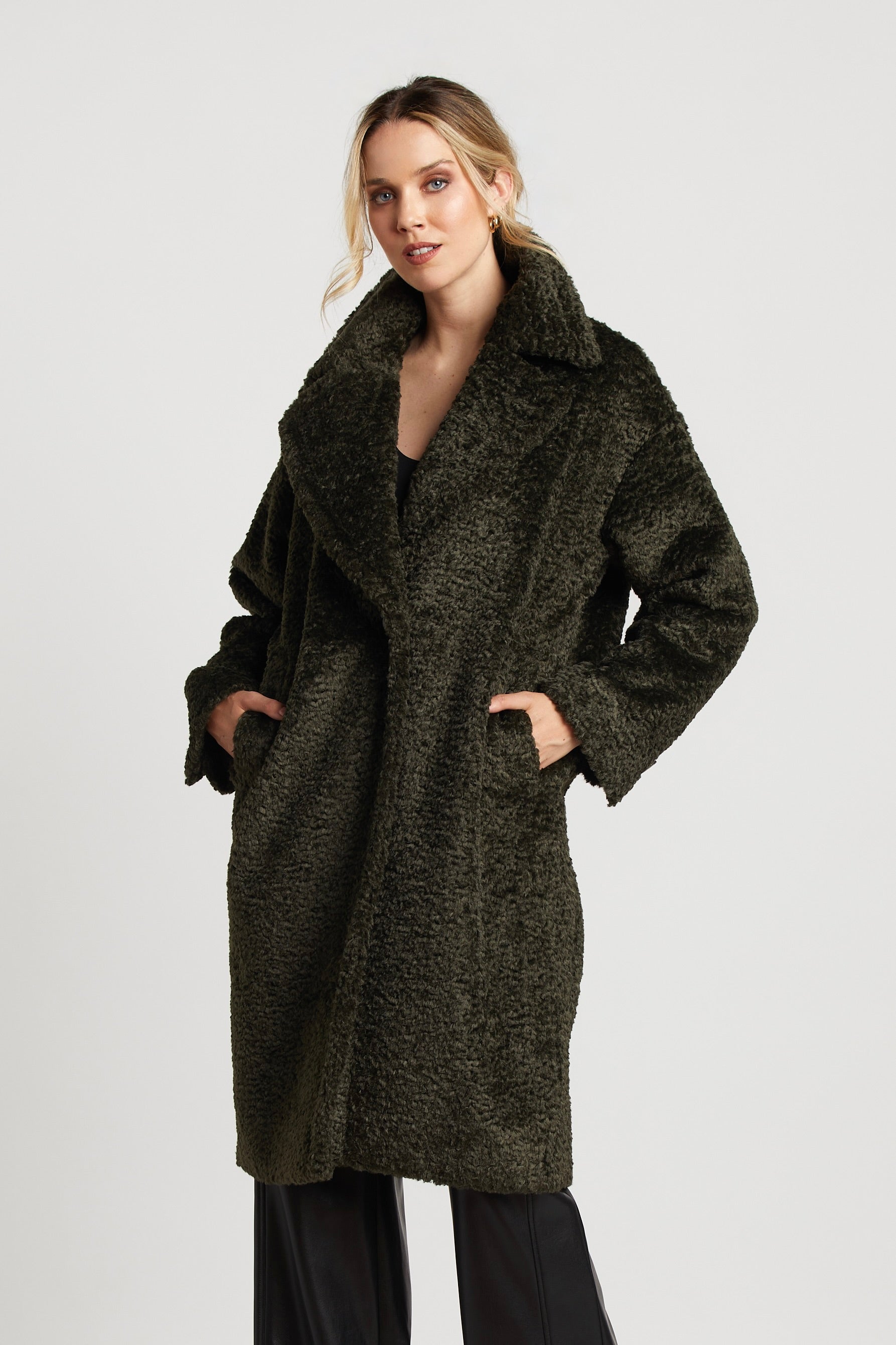 Polly Long Faux Fur Coat