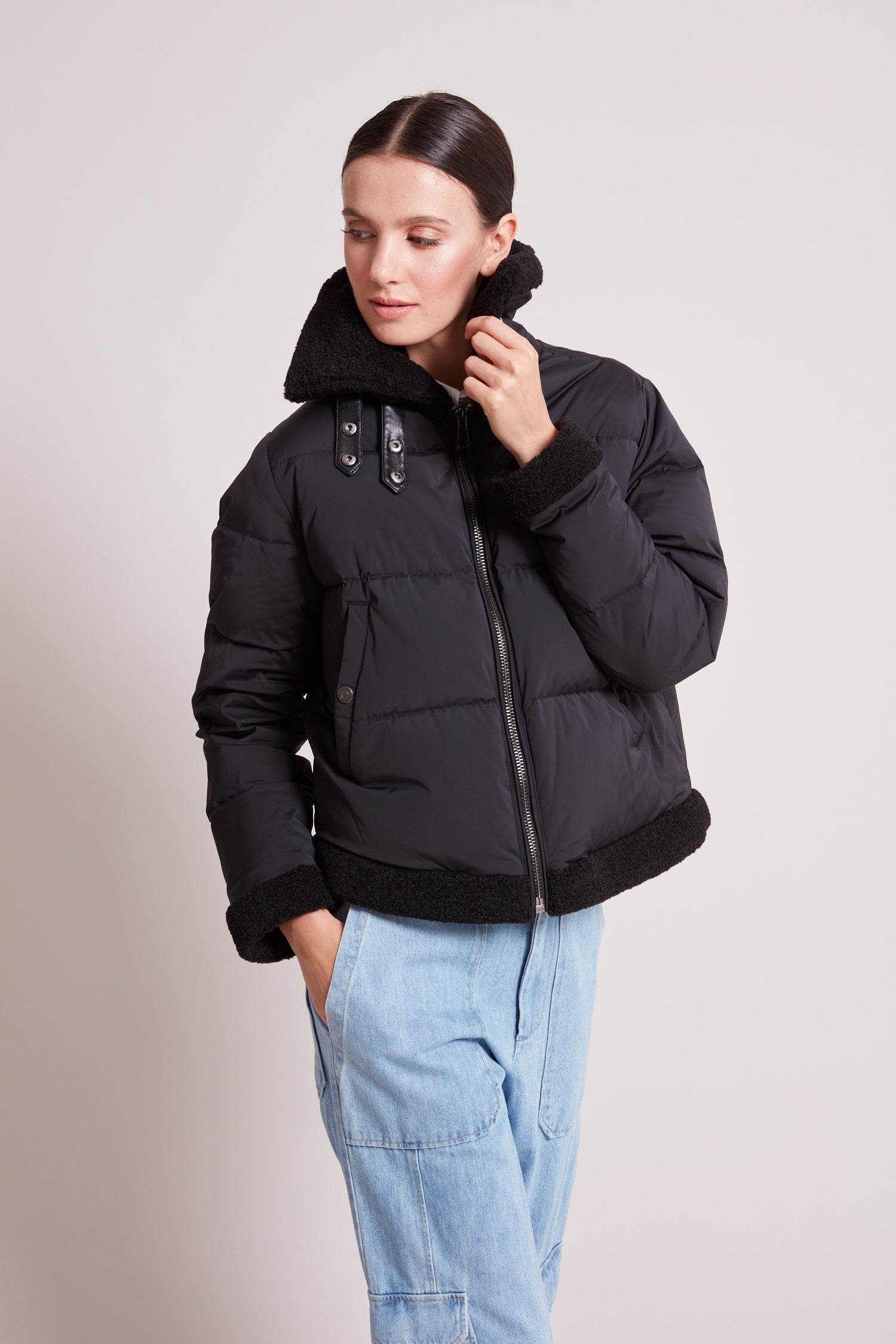 Manteau doudoune en duvet Sonny